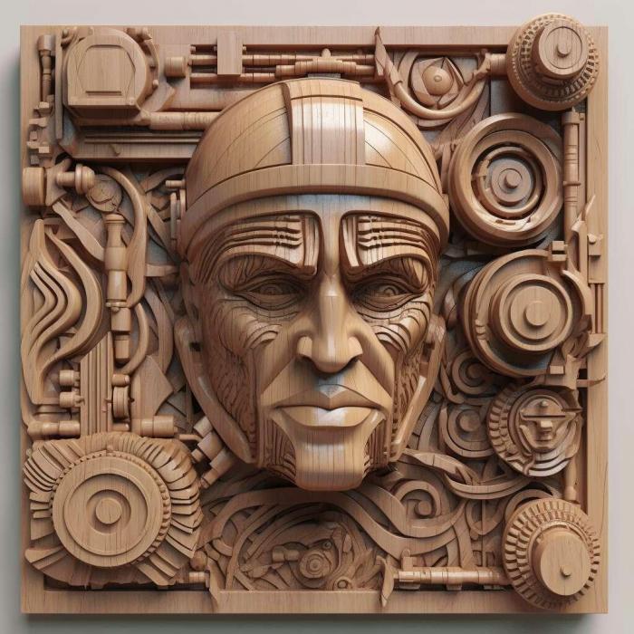 نموذج ثلاثي الأبعاد لآلة CNC 3D Art 